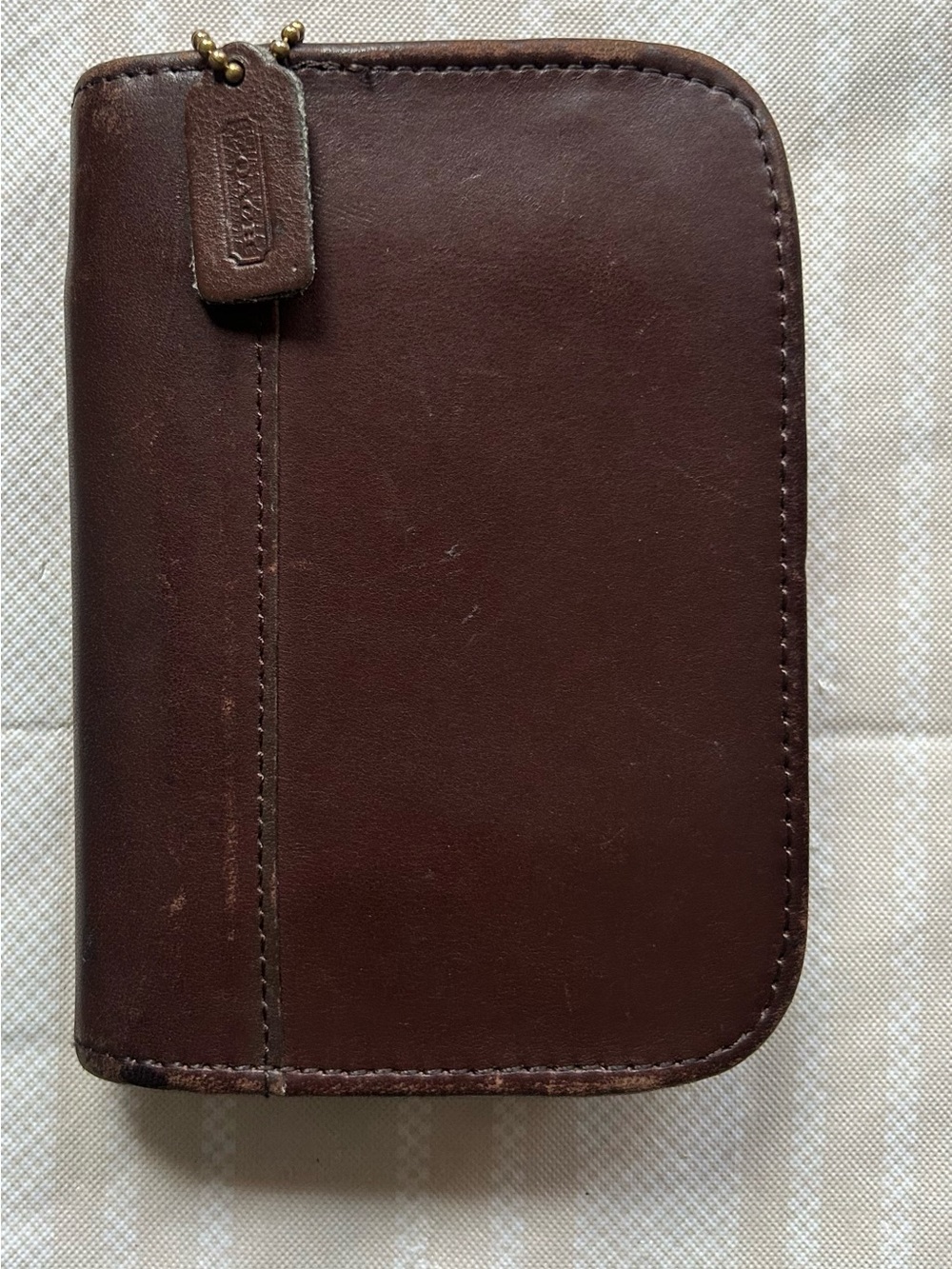Coach Vintage Leather Zip-Around Wallet